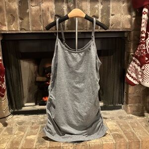 Sonoma Women’s Maternity XL Grey Stretch Tank Top Undershirt Adjustable Straps